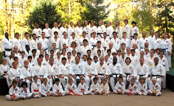 Class photo from 2011 Annual Karate Camp in Keystone, Colorado